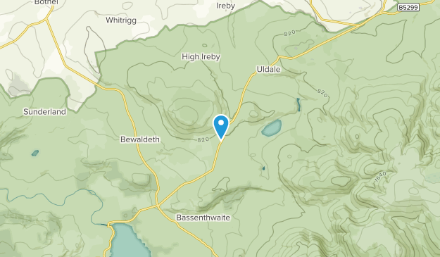 Ireby And Uldale Civil Parish, England Map