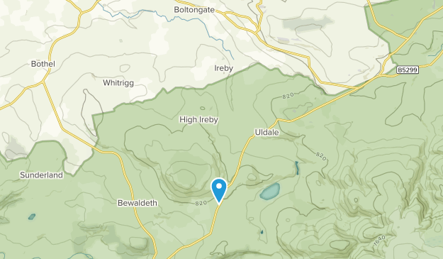 Ireby And Uldale Civil Parish, England Map
