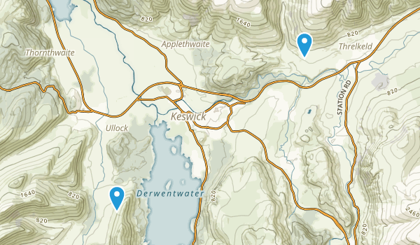 Keswick, England Map