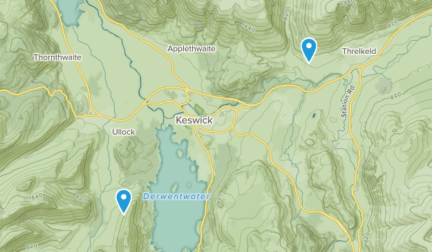 Keswick, England Map
