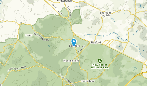 Landford, England Map