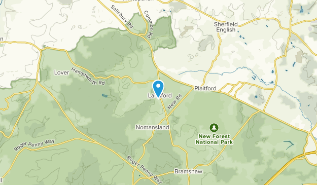 Landford, England Map