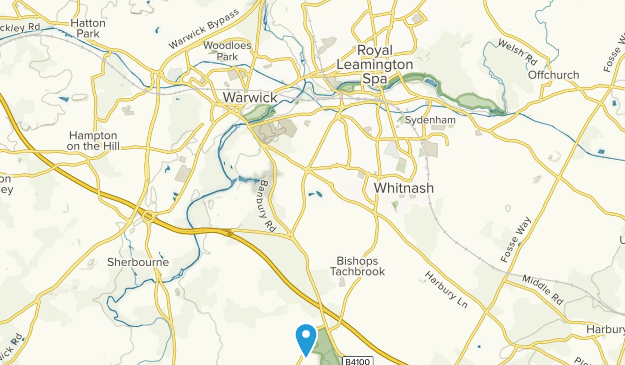 Leamington Spa, England Map