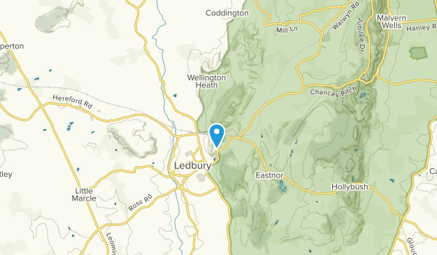 Ledbury, England Map