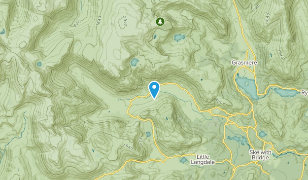 Little Langdale, England Map