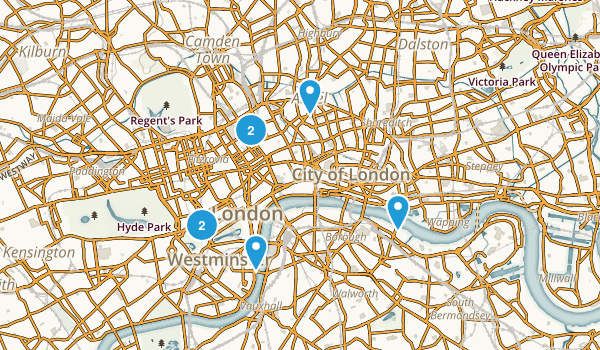 London, England Map