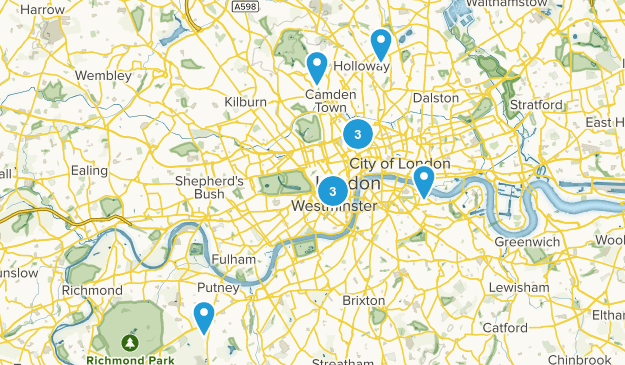 London, England Map