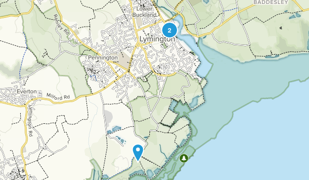 Lymington, England Map