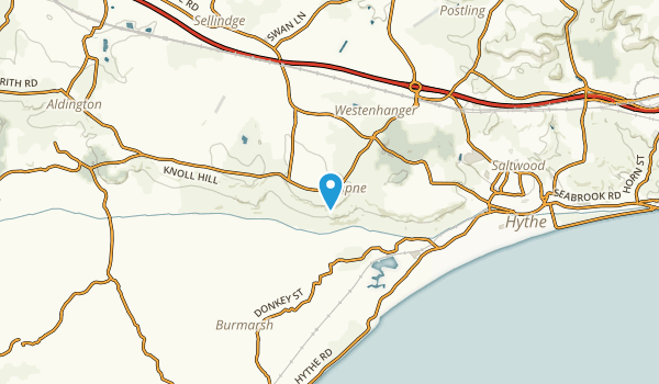 Lympne, England Map