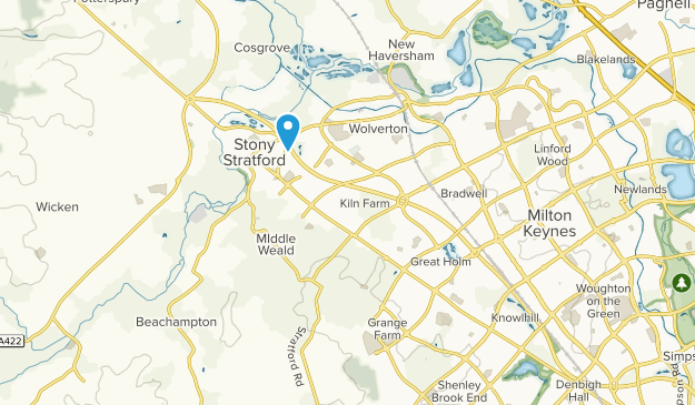 Milton Keynes, England Map