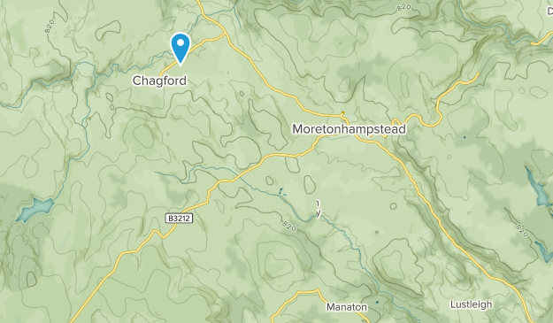 Newton Abbot, England Map