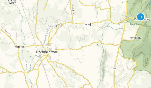 Northallerton, England Map