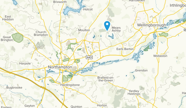 Northampton, England Map