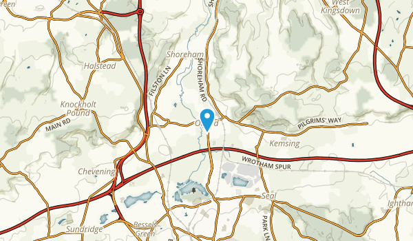 Otford, England Map