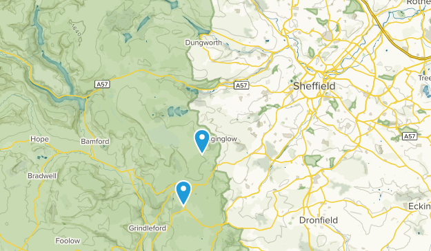 Sheffield, England Map
