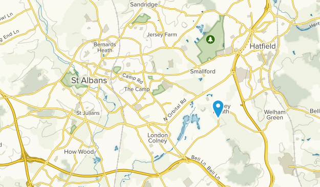St Albans, England Map