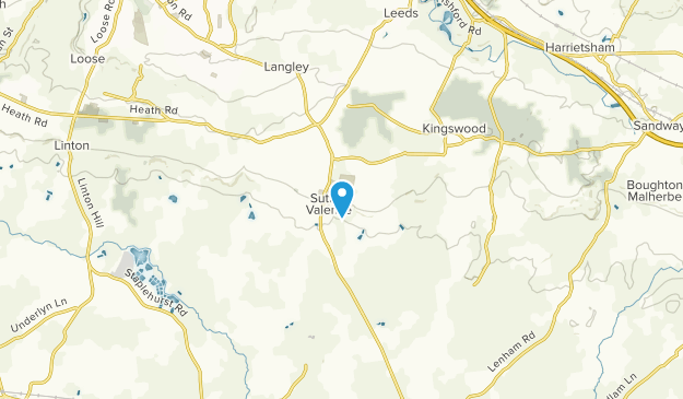 Sutton Valence, England Map