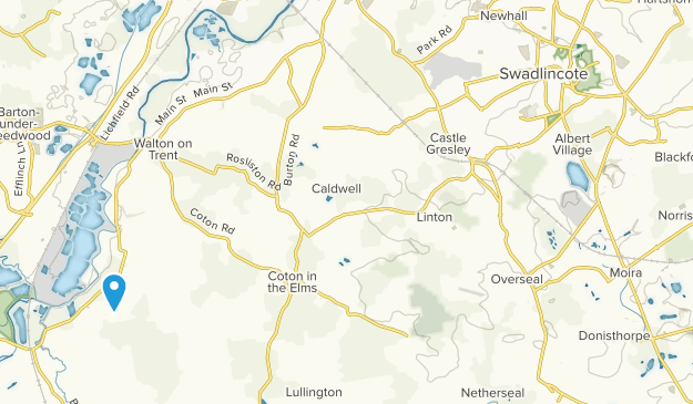 Swadlincote, England Map