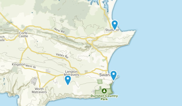 Swanage, England Map
