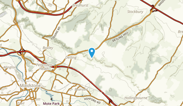 Thurnham, England Map