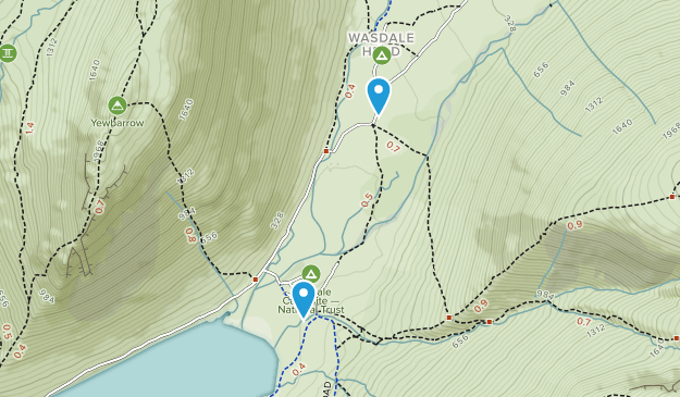 Wasdale Civil Parish, England Map