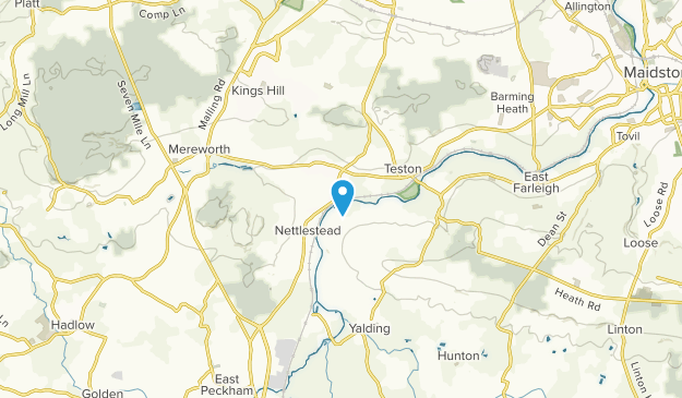 Wateringbury, England Map