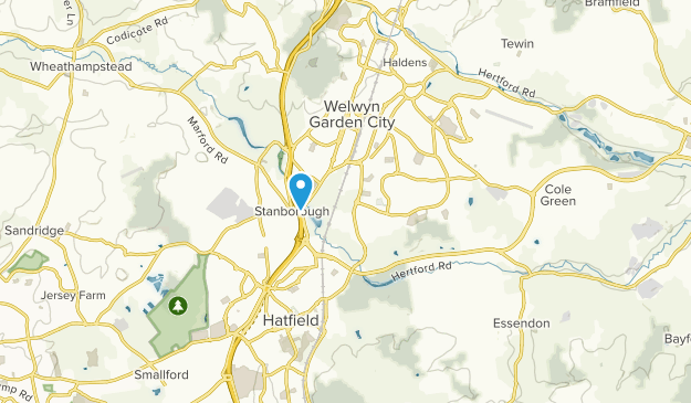 Welwyn Garden City, England Map