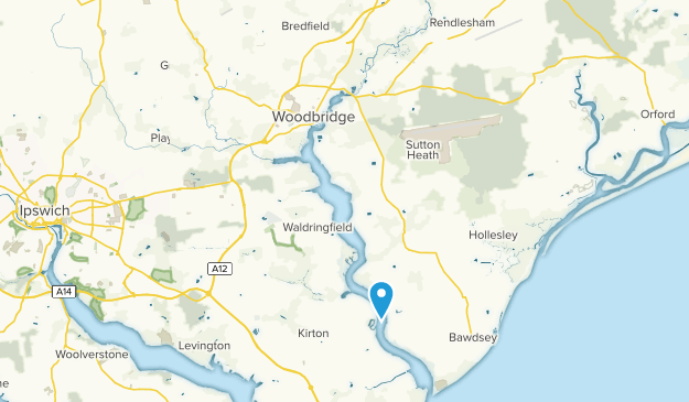 Woodbridge, England Map