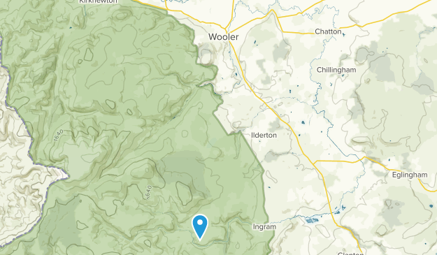 Wooler, England Map