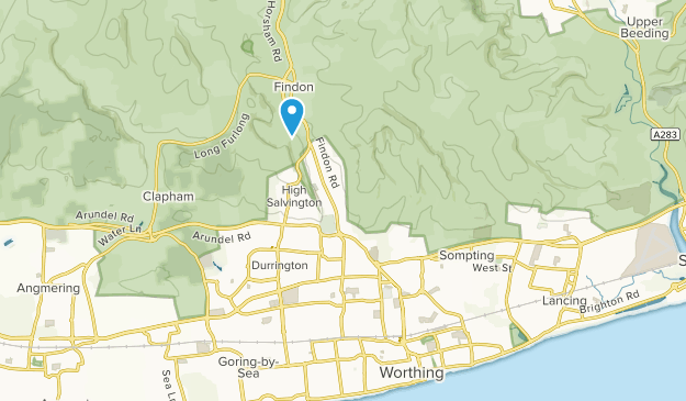 Worthing, England Map