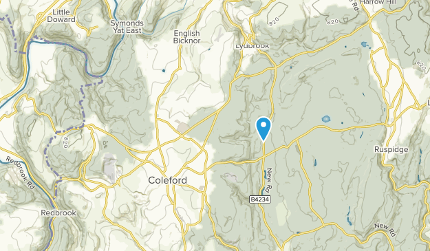 West Dean Civil Parish, Gloucestershire Map