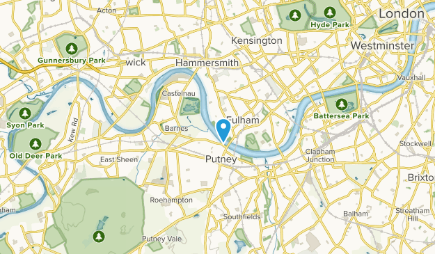 Barons Court, Hammersmith and Fulham Map