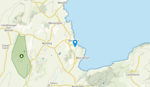 Benllech, Isle of Anglesey Map