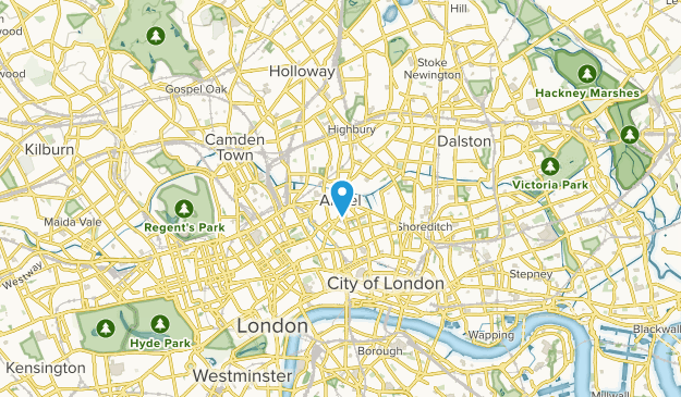 London, Islington Map