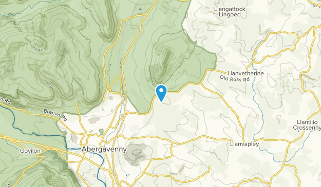 Llantilio Pertholey Community, Monmouthshire Map