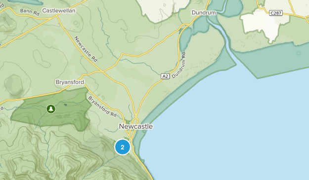 Newcastle, Northern Ireland Map