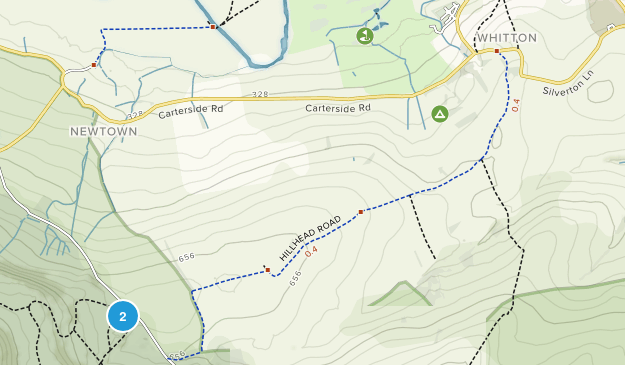 Whitton And Tosson Civil Parish, Northumberland Map