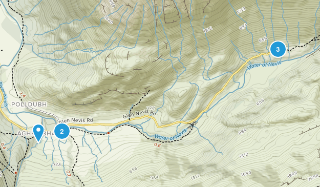 Achriabhach, Scotland Map