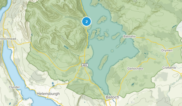 Alexandria, Scotland Map