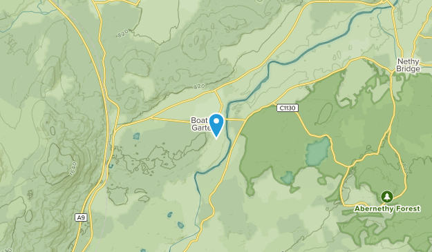 Boat of Garten, Scotland Map