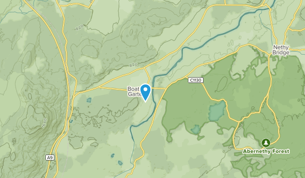 Boat of Garten, Scotland Map
