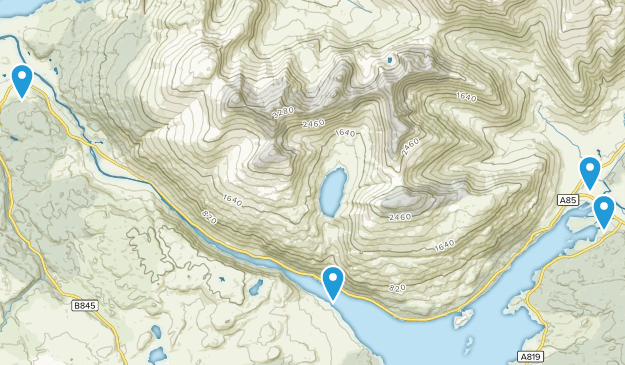 Dalmally, Scotland Map