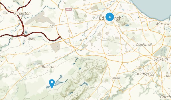 Edinburgh, Scotland Map
