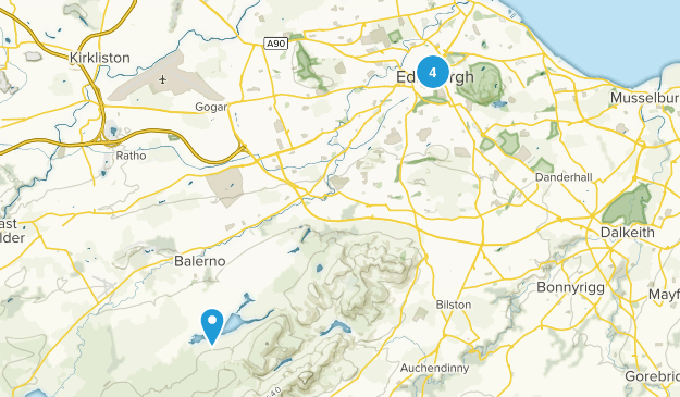 Edinburgh, Scotland Map