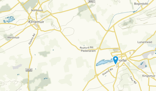 Forfar, Scotland Map