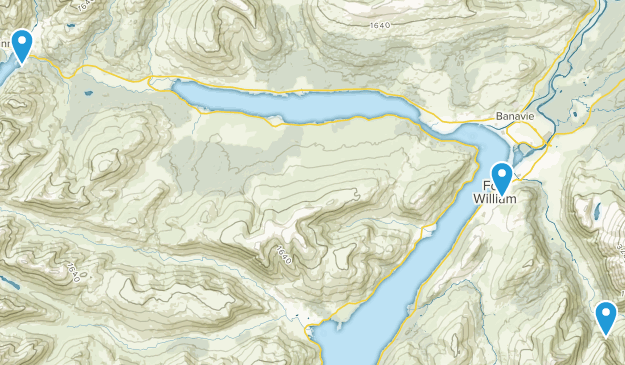 Fort William, Scotland Map