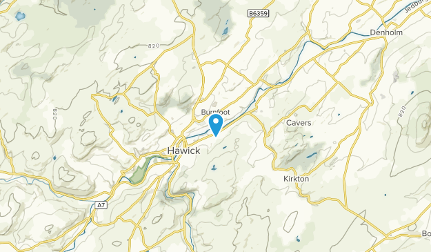 Hawick, Scotland Map