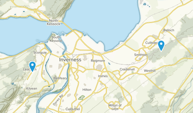 Inverness, Scotland Map