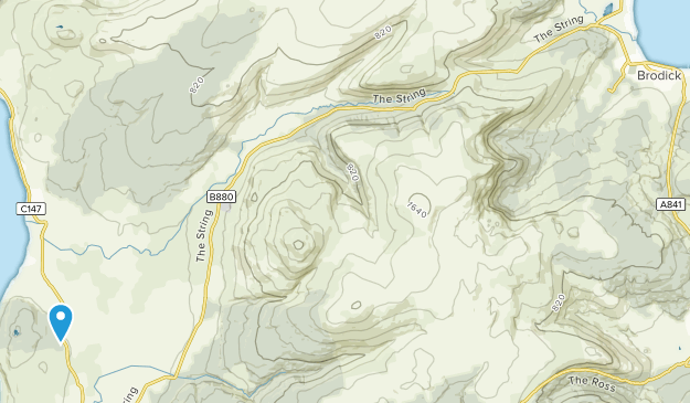 Isle Of Arran, Scotland Map