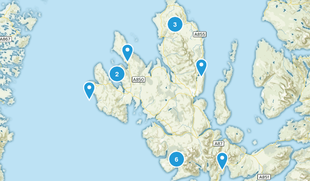Isle of Skye, Scotland Map